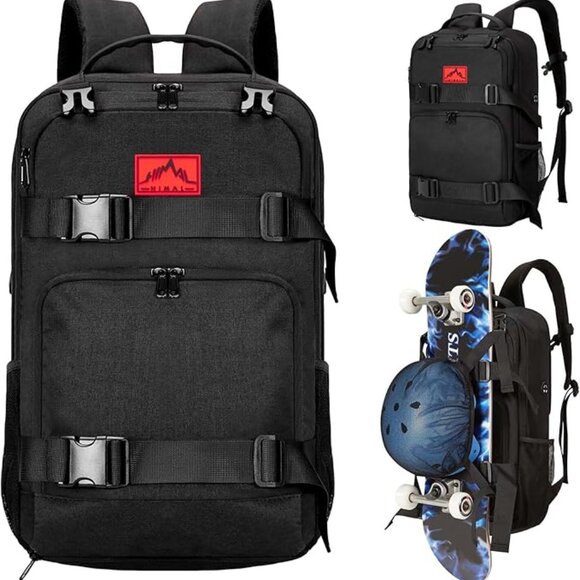 Skateboard Backpack - Picture 1 of 9